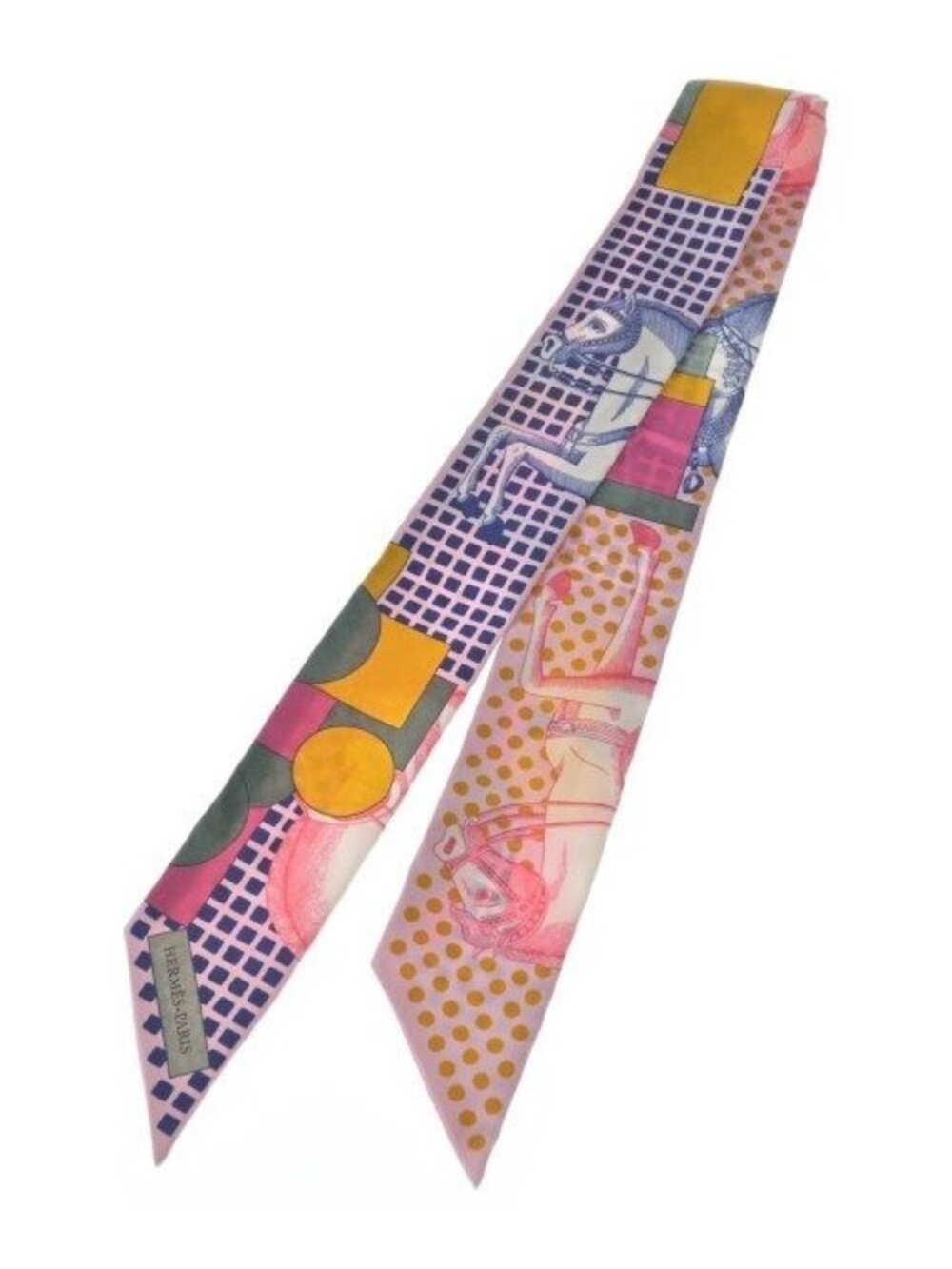 Hermes Bandana Scarf Pink